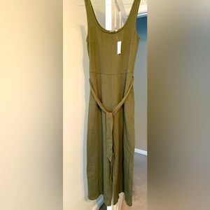 GAP olive green pants suit romper